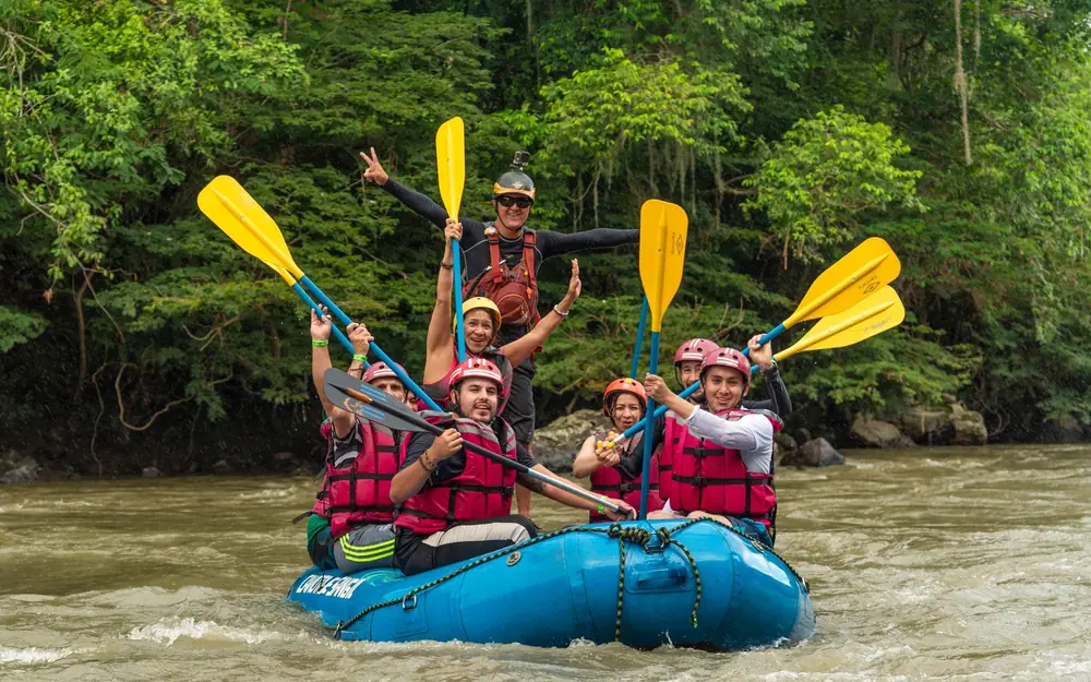 Rafting en el río Fonce